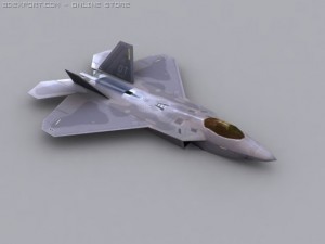 fa22 a raptor 3D-Modell