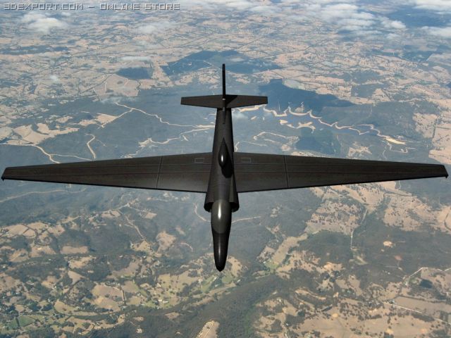 u2 spy plane Model 3D .c4d .max .obj .3ds .fbx .stl .blend 