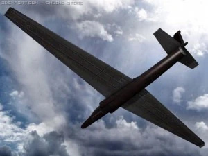 u2 spy plane 3D Model