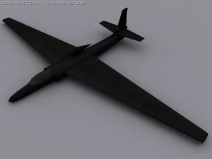 u2 spy plane 3D Model