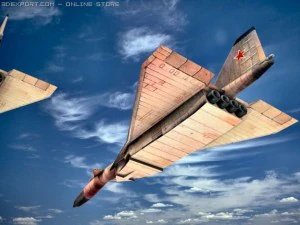 sukhoi t4s100 3D Model