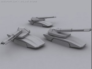 wolf main battle tank Model 3D