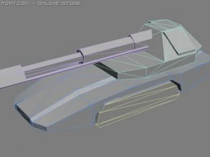 wolf main battle tank 3D Model