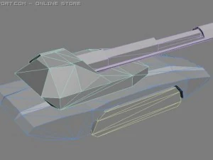 wolf main battle tank 3D Model