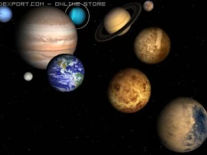 sistema solar Modelo 3D