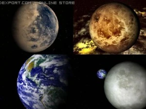 sistema solar Modelo 3D