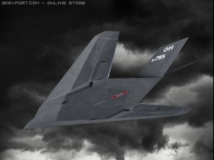 f117 a stealth fighter 3D मॉडल