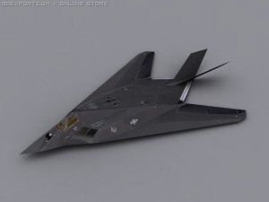 f117 a stealth fighter 3D मॉडल
