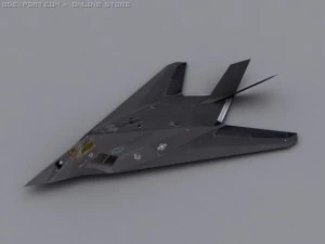f117 a stealth fighter 3D Model