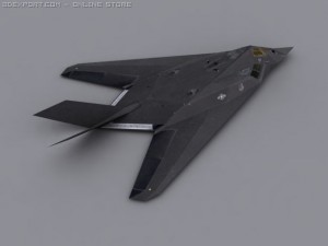 f117 a stealth fighter 3D मॉडल