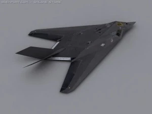f117 a stealth fighter 3D Model