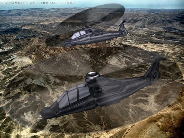 rah66 comanche 3D Model .c4d .max .obj .3ds .fbx .stl .blend