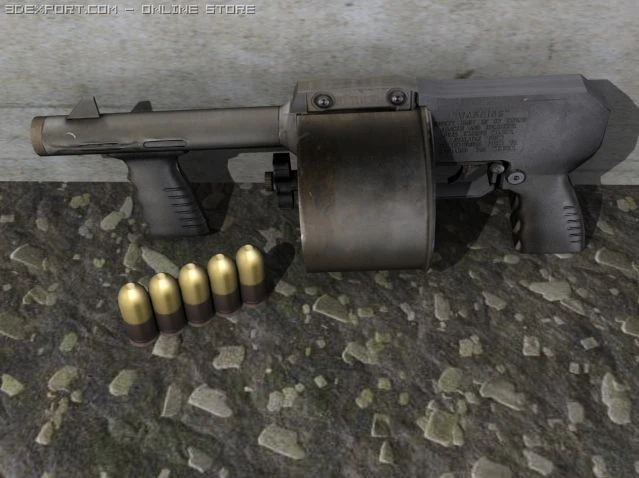 lanciagranate Modello 3D .c4d .max .obj .3ds .fbx .stl .blend 