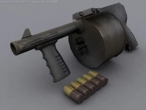 lanciagranate Modello 3D