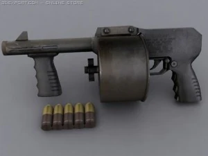 lanciagranate Modello 3D