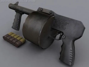 lanciagranate Modello 3D