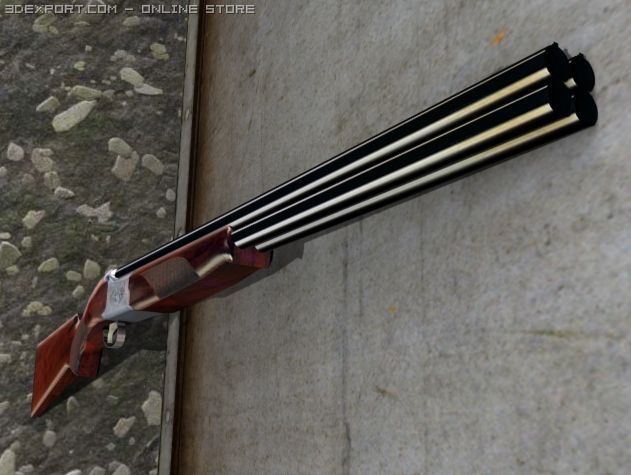 quad shotgun Modelo 3D .c4d .max .obj .3ds .fbx .stl .blend 