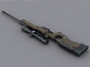 arctic warfare psg 90 3D Model