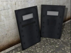 bouclier anti-&eacute;meute solide Modèle 3D