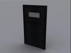 solid riot shield 3D Model