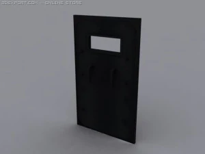 solid riot shield 3D Model
