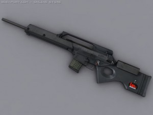 heckler  koch sl8 3D 모델