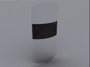 civilian riot shield 3D 모델