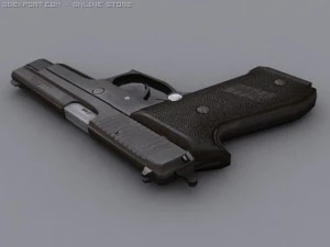 sig sauer p220 3D Model