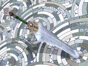 pedang pembalas suci Model 3D