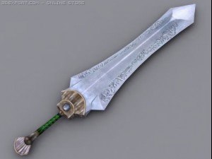 holy avenger sword 3D Model