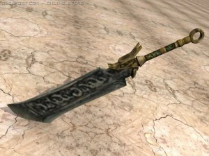 pedang naga terbang Model 3D