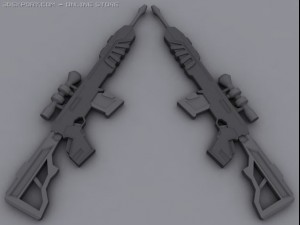 sniper 3D Model