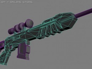 sniper 3D 模型