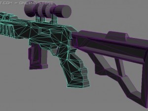 sniper 3D 模型