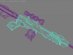 sniper 3D 模型