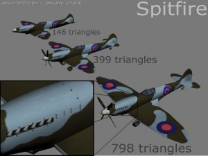 spitfire 3D Модель