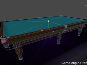 rus billiard table 3D Model