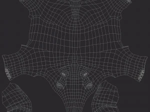 low poly base elephant model 3D Model