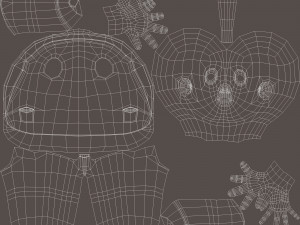 low poly base model boy Modelo 3D