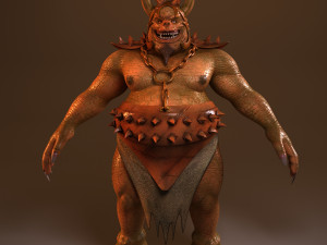 high poly devil model 3D Model