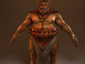 high poly devil model 3D-Modell