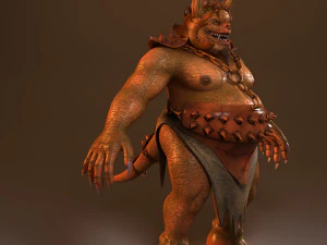 Высокополигональная модель дьявола 3D Модель