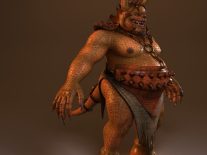 high poly devil model 3D-Modell