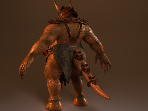 high poly devil model 3D-Modell