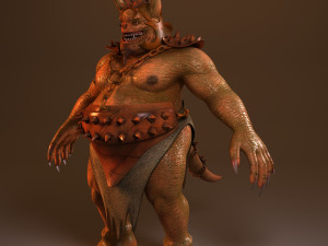 high poly devil model 3D-Modell