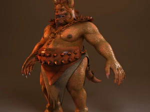 Высокополигональная модель дьявола 3D Модель