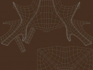 Высокополигональная модель дьявола 3D Модель