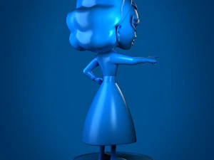 low poly base granny model 3D Print Model