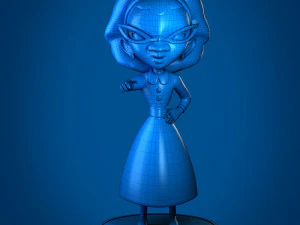 low poly base granny model 3D Print Model