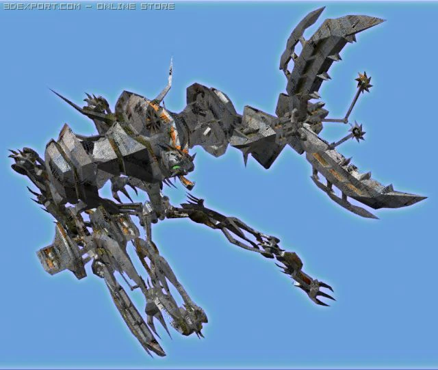 gunblade centaur 3D Model .c4d .max .obj .3ds .fbx .stl .blend 